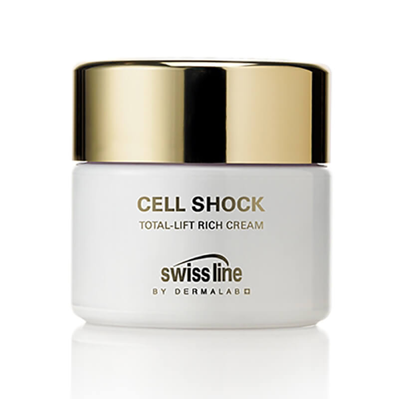Kem chống lão hóa và nâng cơ mặt đậm đặc Swissline Cell Shock Total Lift Rich Cream MS 1163