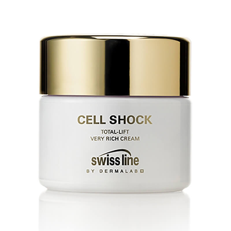 Kem dưỡng chống lão hóa và nâng cơ mặt Swissline Cell Shock Total Lift Very Rich Cream - MS 1164