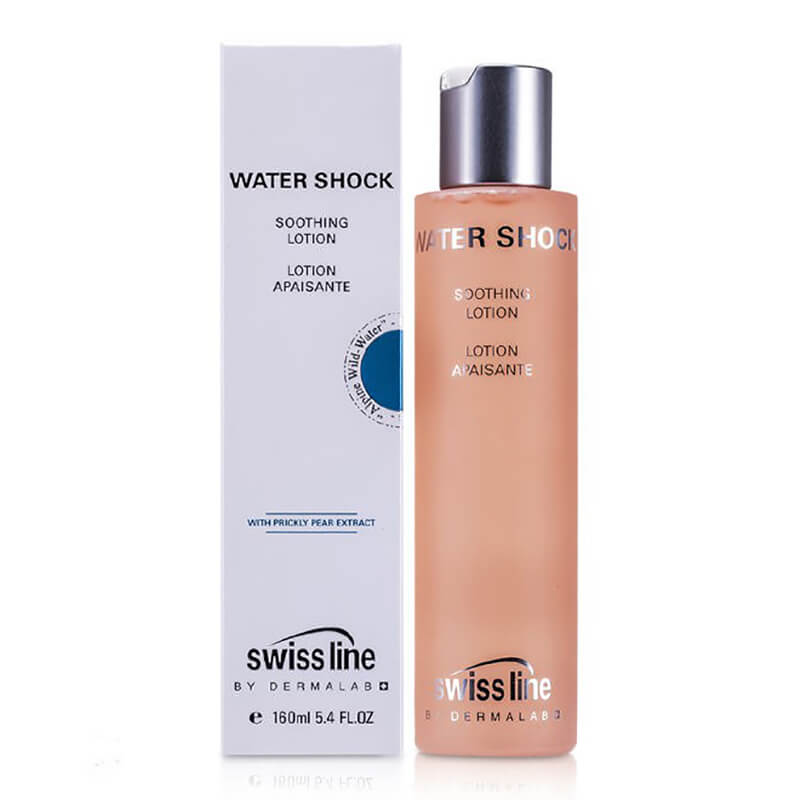 Nước Cân Bằng Swissline Water Shock Soothing Lotion cấp ẩm và là dịu da tức thì 160ml - MS 1702