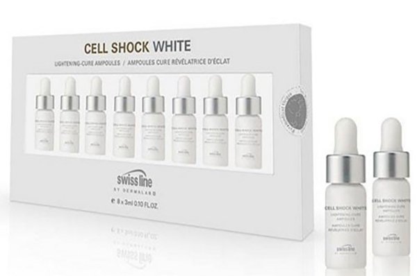 Swissline Cell Shock White Lightening Cure Ampoules