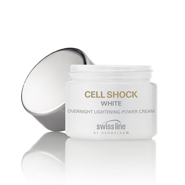 Kem dưỡng trắng da ban đêm Swissline Cell Shock White Overnight Lightening Power Cream 50ml - MS1808