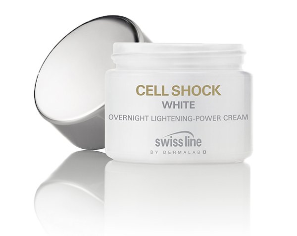Kem dưỡng trắng da ban đêm Swissline Cell Shock White Overnight Lightening Power Cream 50 ml