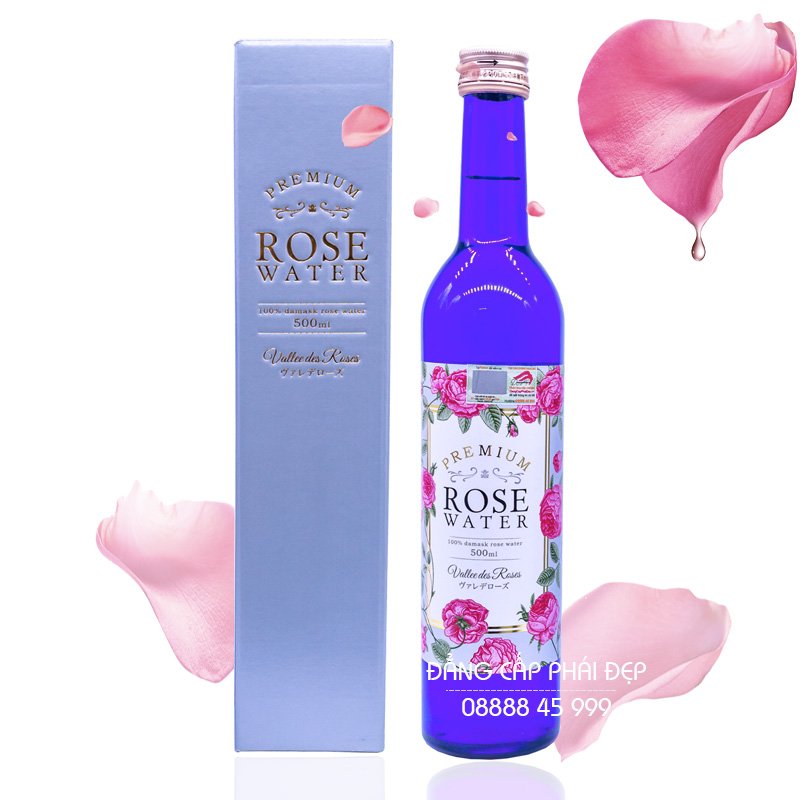 Nước Uống Hoa Hồng Rose Water 500ml Nhật Bản