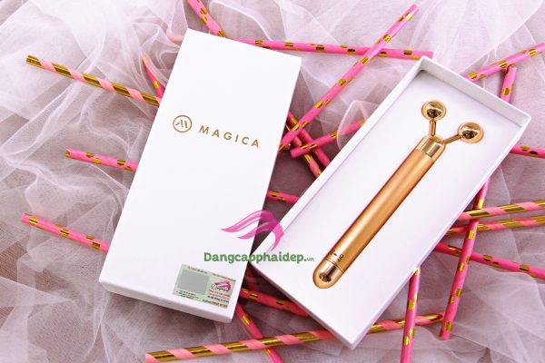 Magica Beauty Moon double – Máy massage mặt mạ vàng 24K xuất xứ Nhật Bản