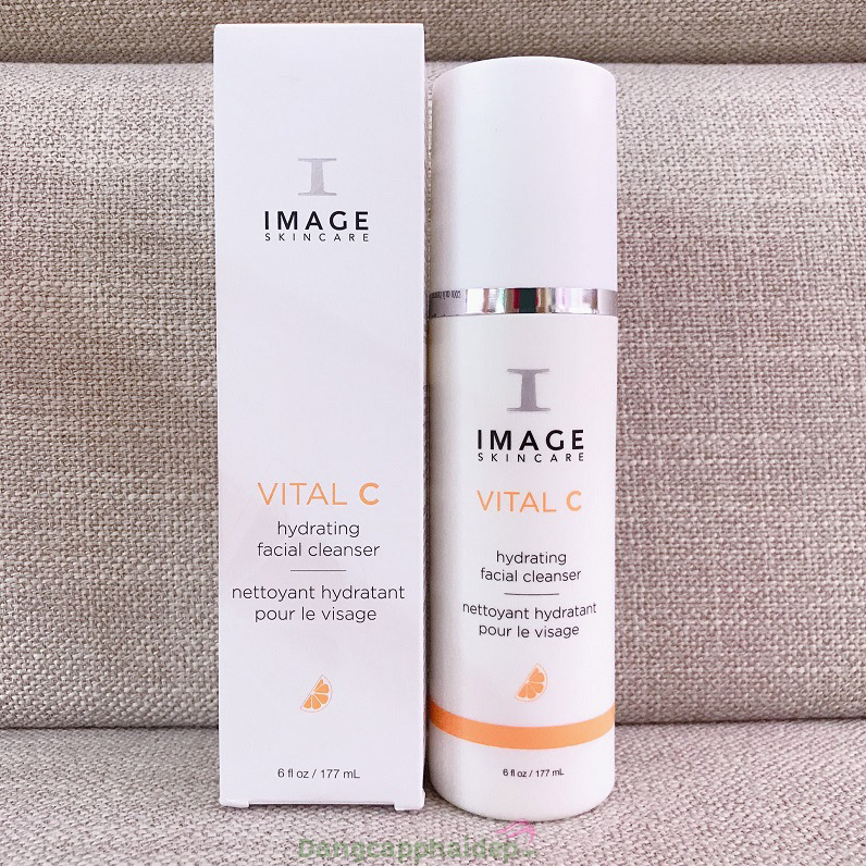 Sữa rửa mặt dưỡng ẩm và phục hồi da Image Vital C Hydrating Facial Cleanser
