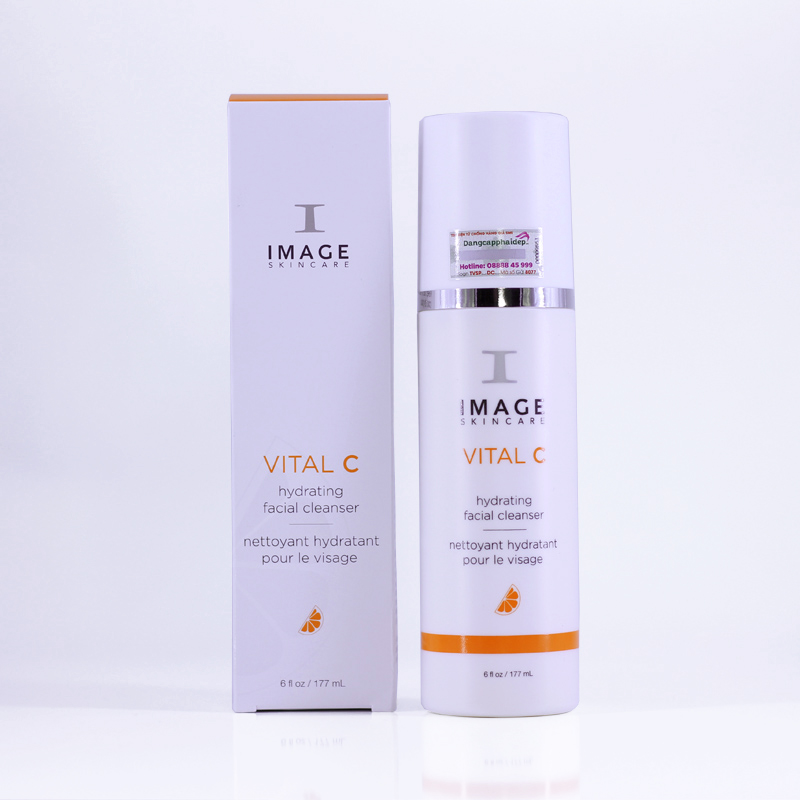 Sửa rửa mặt 3in1 dưỡng ẩm, phục hồi da - Image Vital C Hydrating Facial Cleanser 170g