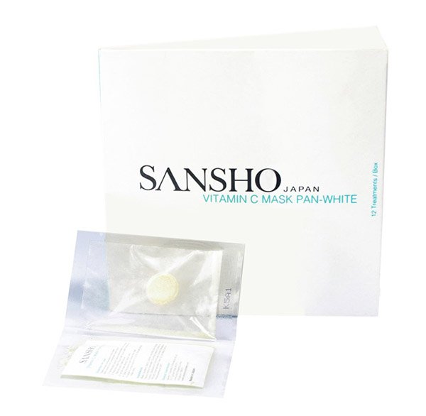 Mặt nạ Sansho Vitamin C Mask Pan White 12 miếng - “Nữ hoàng” tái tạo cho làn da tươi trẻ