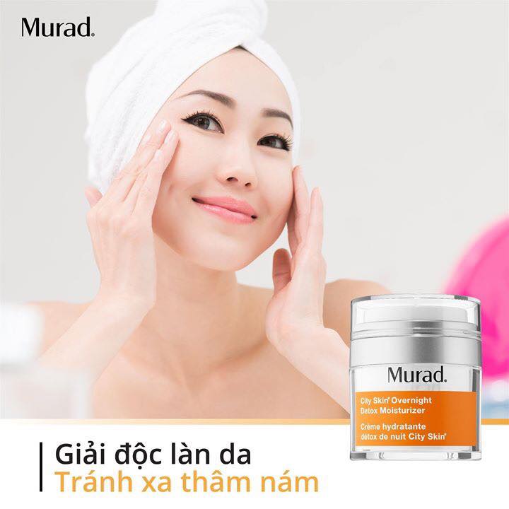 Kem dưỡng tái tạo, giải độc da qua đêm Murad City Skin Overnight Detox Moisturizer 50ml