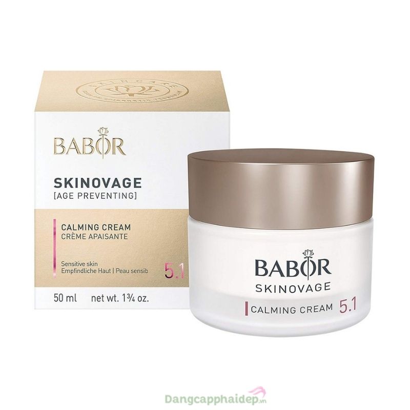 Kem dưỡng ẩm cho da nhạy cảm Babor Skinovage Calming Cream – Sản phẩm thuộc tập đoàn Babor (Đức).