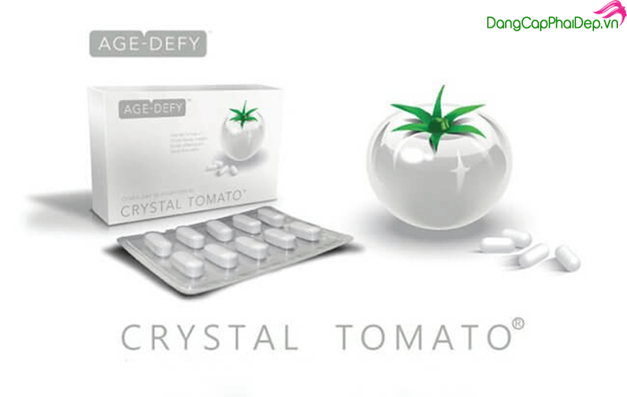 Viên Uống Trắng Da Crystal Tomato chiết xuất cà chua trắng