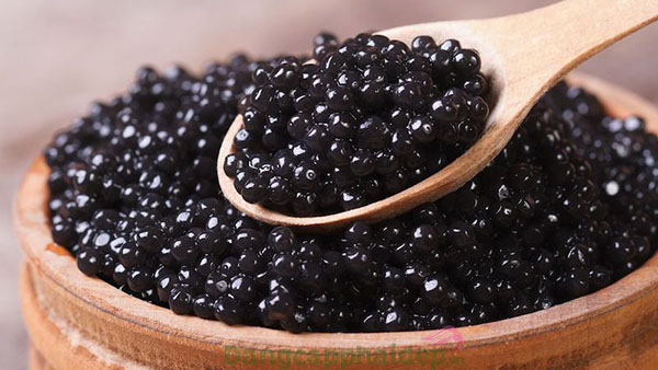 Sản phẩm có chứa thành phần chiết xuất từ trứng cá quý hiếm Caviar.