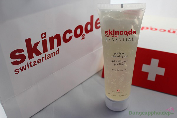 Gel rửa mặt Skincode Purifying Cleansing Gel – Làm sạch, diệt khuẩn và tinh khiết da tức thì