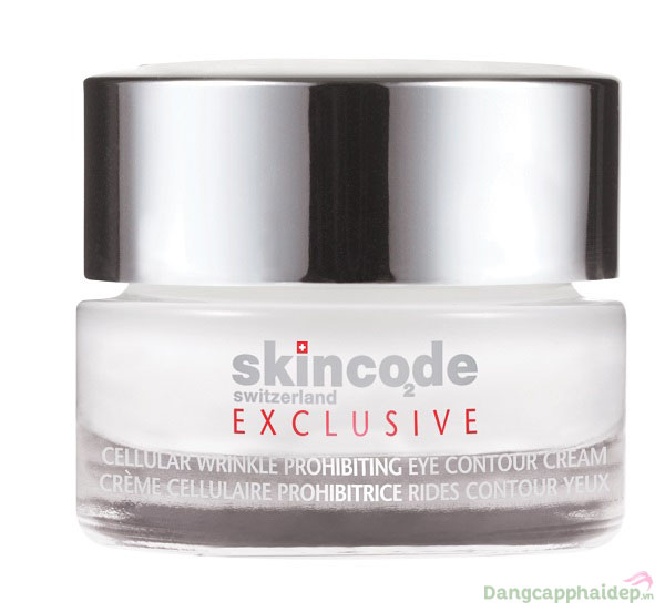 Skincode Cellular Wrinkle Prohibiting Eye Contour Cream giúp bạn khắc phục nhanh tình trạng bọng mỡ, nếp nhăn, quầng thâm mắt