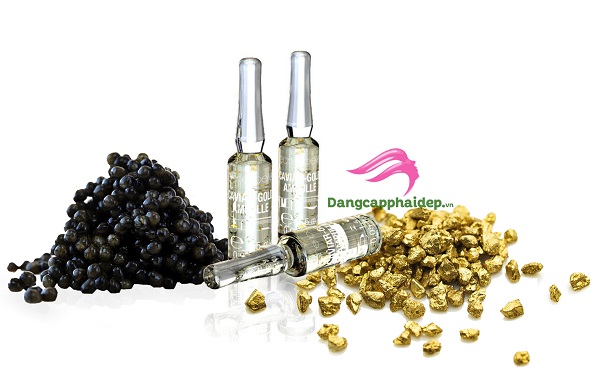 Être Belle Caviar Gold Ampoule dưỡng da chống lão hóa da hoàn từ vàng và trứng cá muối quý hiếm