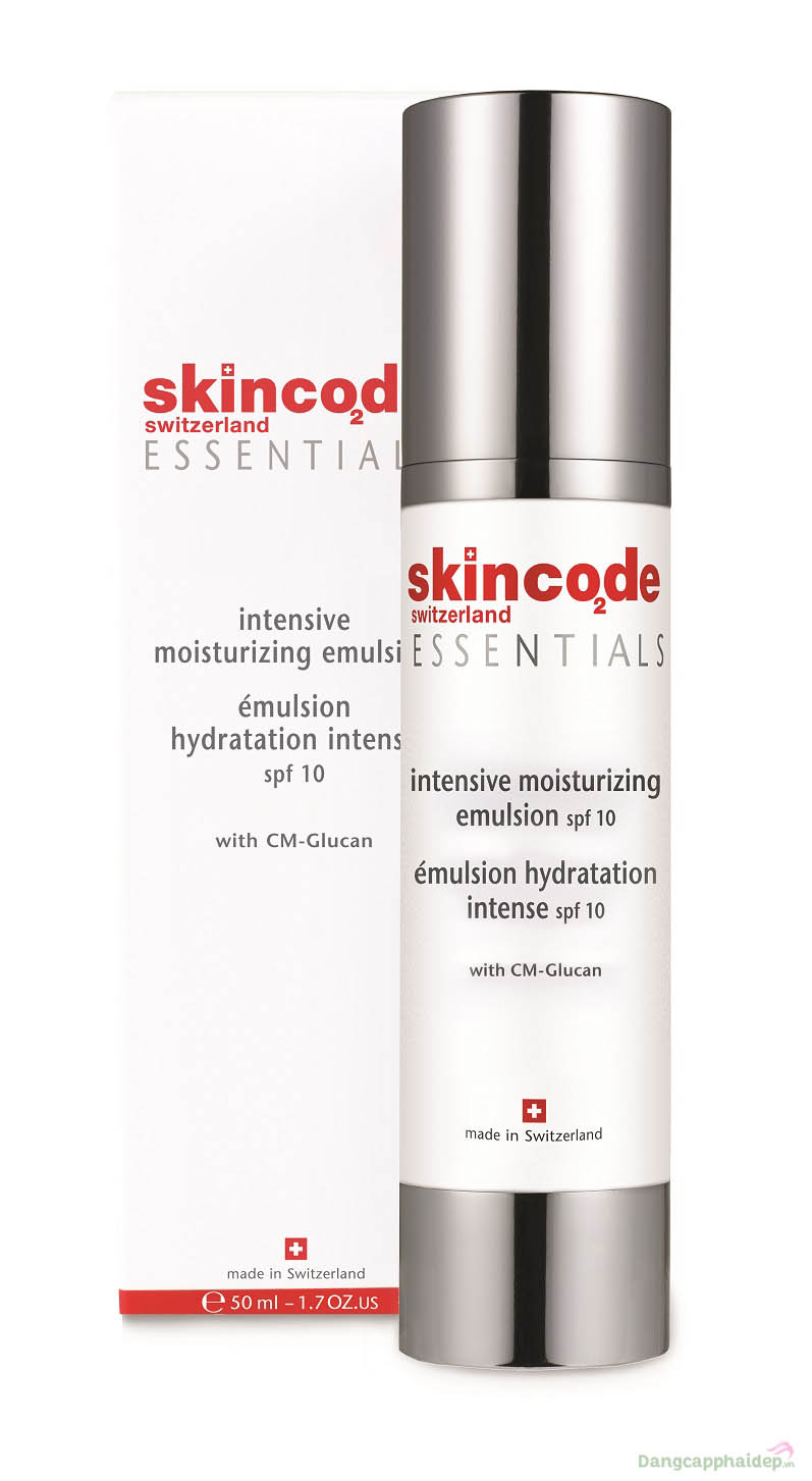 Nhũ tương chống nắng, dưỡng ẩm Skincode Intensive Moisturizing Emulsion SPF 10 50ml