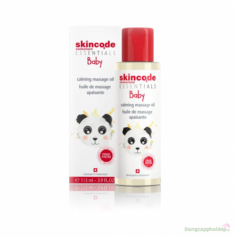 Skincode Essentials Baby Calm Massage Oil 115ml – Tinh Dầu Massage, Bảo Vệ Da Trẻ Em Của Thụy Sĩ