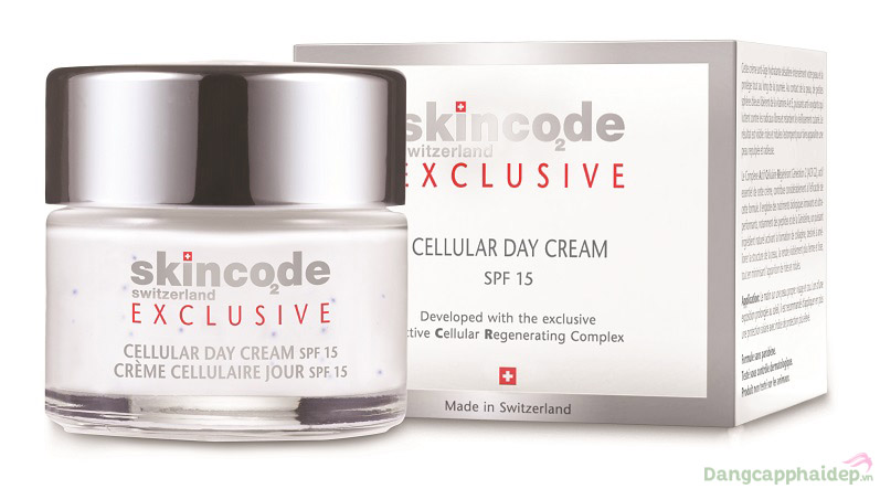 Skincode Cellular Day Cream SPF 15 – Kem Dưỡng Ngày Chống Lão Hóa, Nâng Cơ Cho Da Thường Và Da Khô