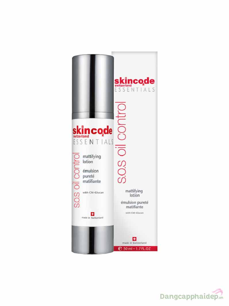Skincode Mattifying Lotion - Nhũ tương cân bằng dầu, trị mụn và phục hồi da