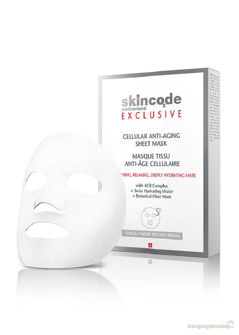 Mặt Nạ Chống Lão Hóa Dành Cho Mọi Loại Da Skincode Anti-Aging Sheet Mask – Thụy Sĩ
