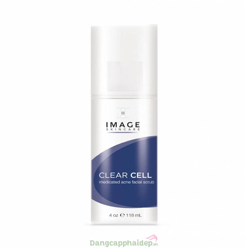 Image Clear Cell Medicated Acne Facial Scrub 118ml – Sữa Rửa Mặt Trị Mụn Dạng Cát