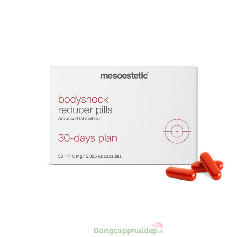 Viên Uống Giảm Cân Mesoestetic Bodyshock Reducer Pills 30 Viên – Tây Ban Nha