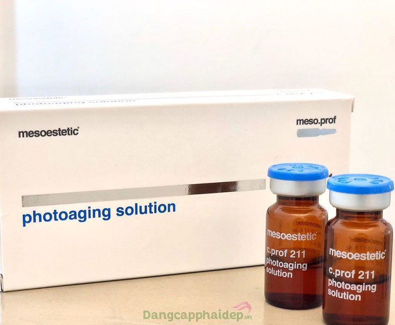 Mesoestetic C.Prof 211 Photoaging Solution khắc phục hiệu quả các dấu hiệu lão hóa da do tia UV gây ra