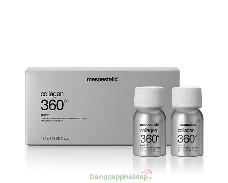 Nước uống collagen Mesoestetic Collagen 360 Elixir ngừa lão hóa 6 x 30ml