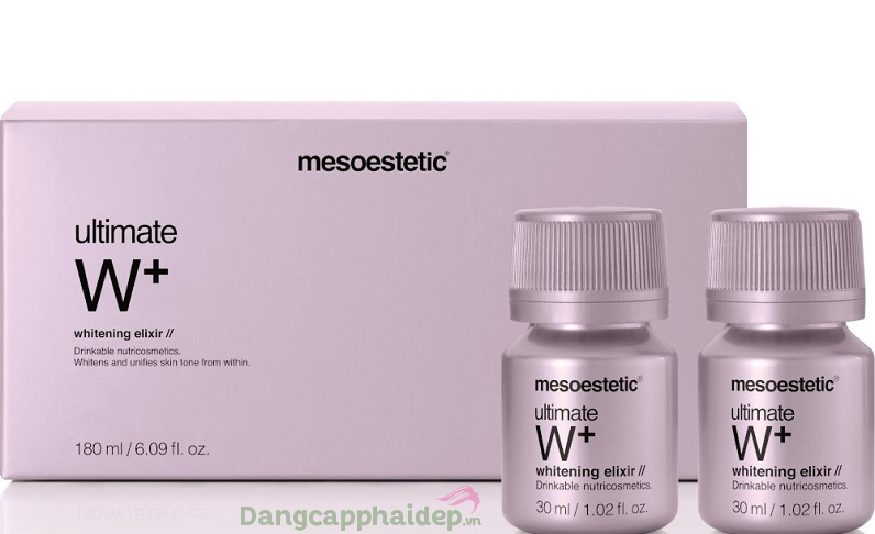 Mesoestetic Ultimate W+ Whitening Elixir - Nước Uống Ngừa Nám Dưỡng Trắng Da