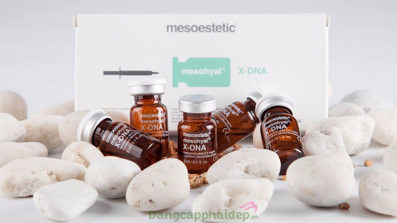 Mesoestetic Mesohyal X-DNA hoạt động tích cực khi tiếp xúc lên da để tái tạo da nhanh chóng