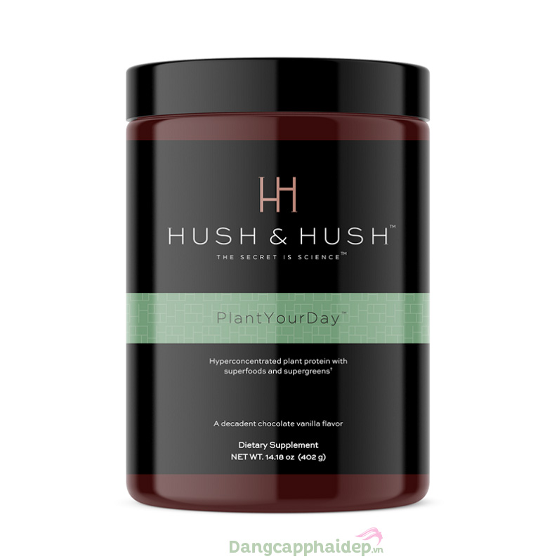 Hush & Hush Plant Your Day là loại siêu thực phẩm thuần chay thích hợp cho nhiều đối tượng sử dụng