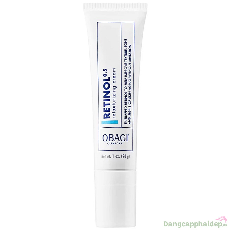 Kem dưỡng tái tạo da chống lão hóa Obagi Clinical Retinol 0.5 Retexturizing Cream