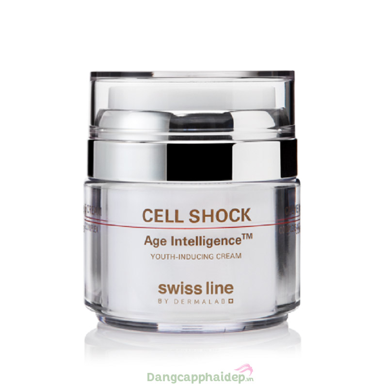 Swissline Cell Shock Age Intelligence Youth-Inducing Cream 50ml – Kem Dưỡng Trắng Sáng Da Chống Lão Hóa MS 1183