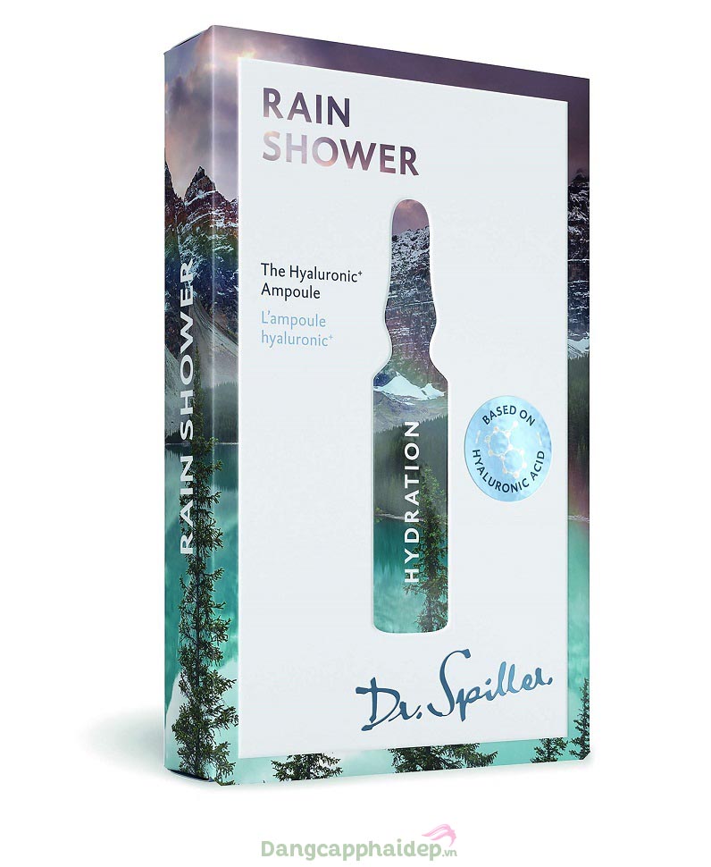Tinh chất cấp ẩm dành cho da khô Dr Spiller Rain Shower Hydration Hyaluronic Ampoule