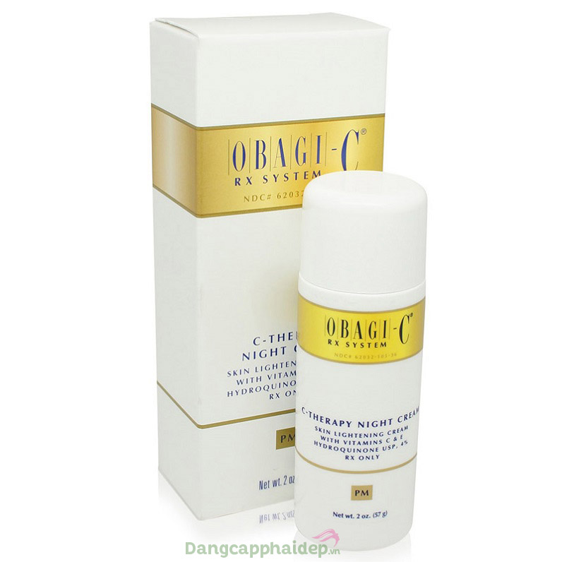 Obagi C Rx C- Therapy Night Cream - Giải pháp lấy lại vẻ đẹp làn da tươi trẻ, trắng sáng rạng rỡ như nguyên bản