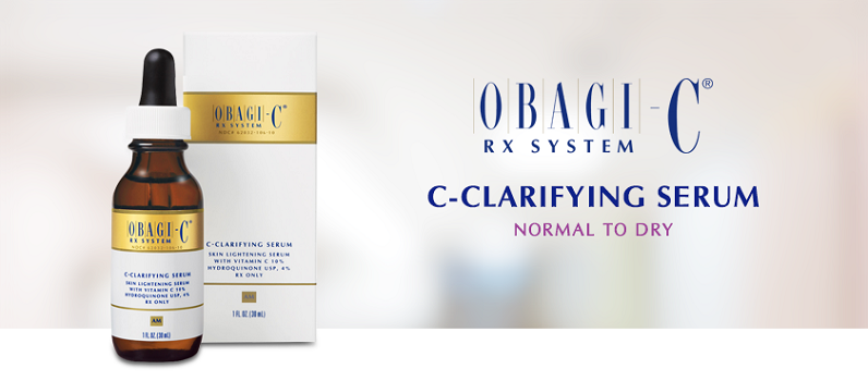 Serum dưỡng trắng da dành cho da khô Obagi-C Rx System C-Clarifying Serum