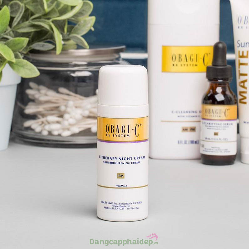Kem dưỡng ẩm làm trắng da ban đêm Obagi-C Rx C-Therapy Night Cream