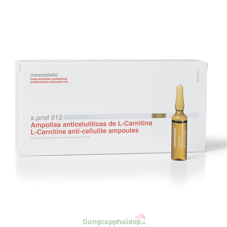 Dung dịch giảm mỡ Mesoestetic x.prof 012 L-carnitine
