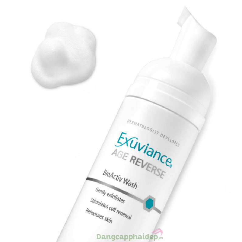 Sữa rửa mặt Exuviance Age Reverse BioActiv Wash - "bí quyết" làm sạch tinh khiết da