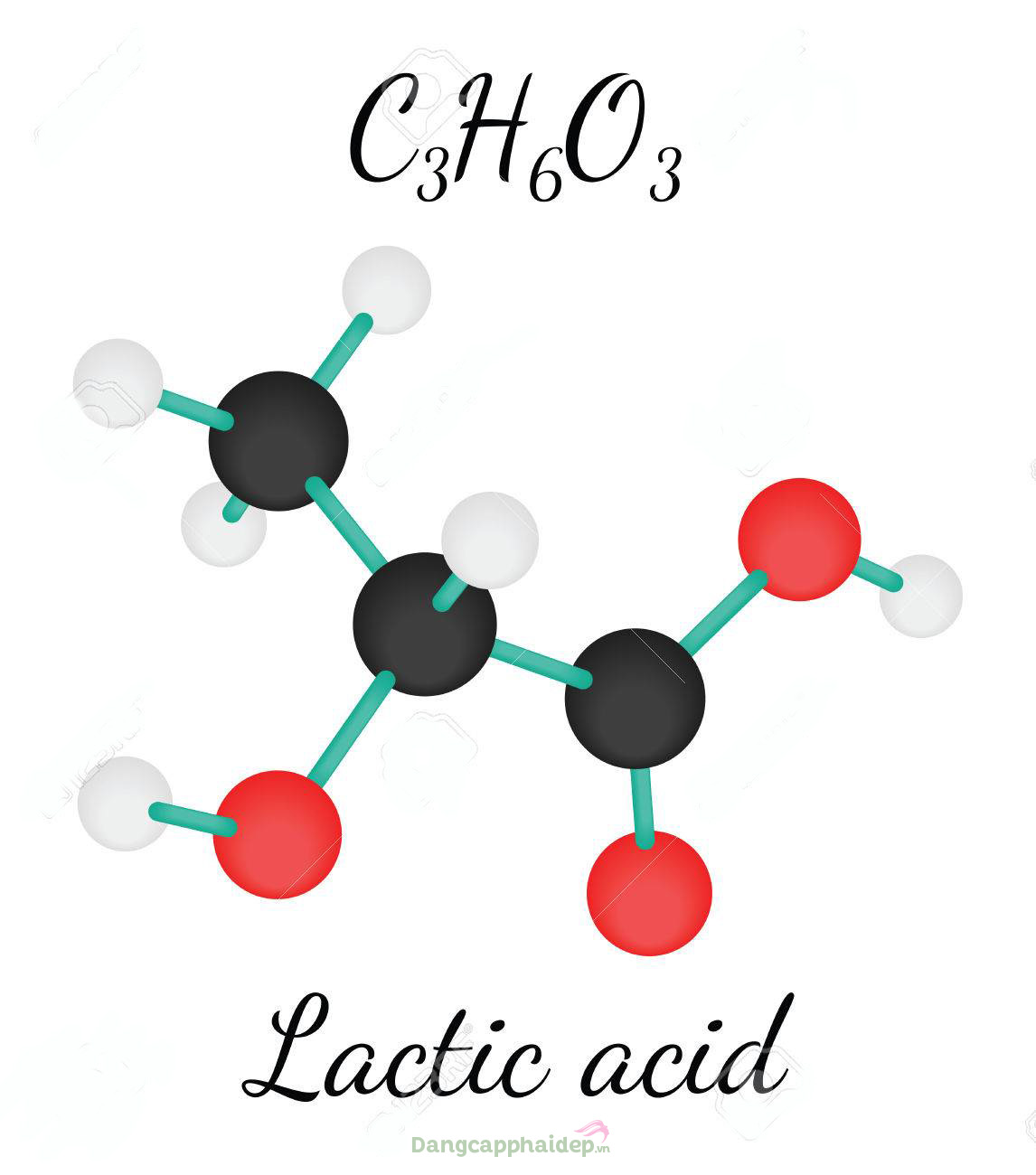 Acid Lactic tẩy tế bào chết, ngăn ngừa sự xuất hiện của đốm nâu.