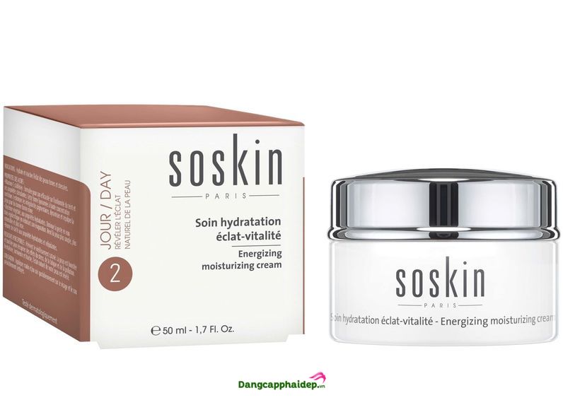 Soskin Energizing Moisturizing Cream - Kem dưỡng ẩm và tái tạo da 50ml
