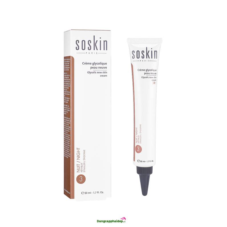 Soskin Glycolic New Skin Cream - Kem tái tạo da 50ml