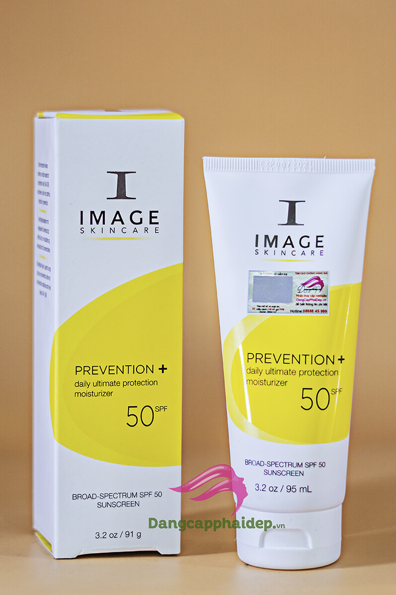 Kem Chống Nắng Image Spf 50 Prevention+ Daily Ultimate Protection Moisturizer 91g - "Bảo bối" chống nắng cho da hỗn hợp