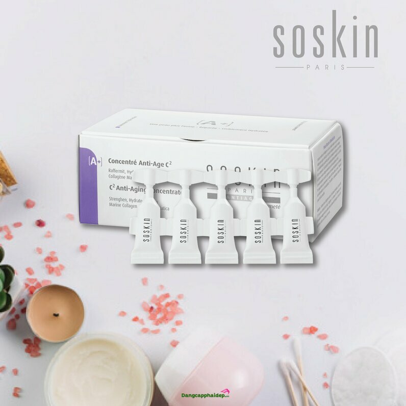 Soskin C2 Anti-Ageing Concentrate 20×1,5ml - Tinh chất chống lão hóa, săn chắc da C2
