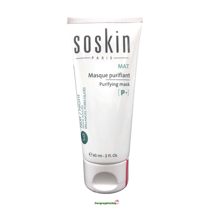 Soskin Purifying Mask - Mặt nạ diệt khuẩn dạng rửa 60ml