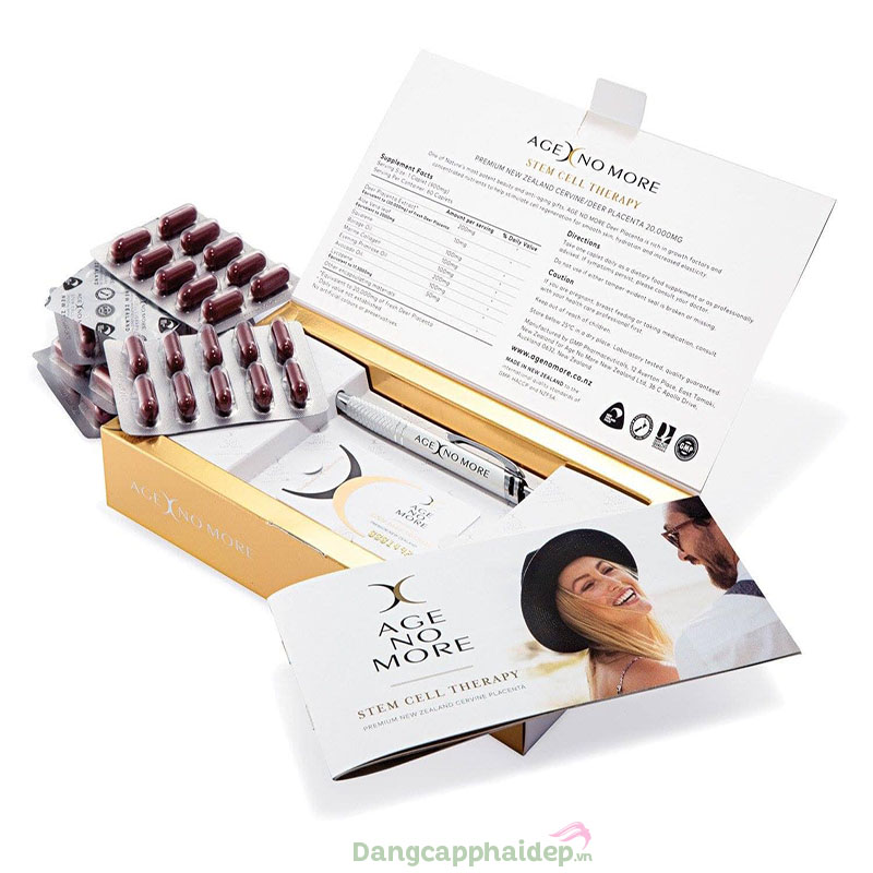 Viên uống nhau thai hươu Age No More Stem Cell Therapy Cervine 20.000mg