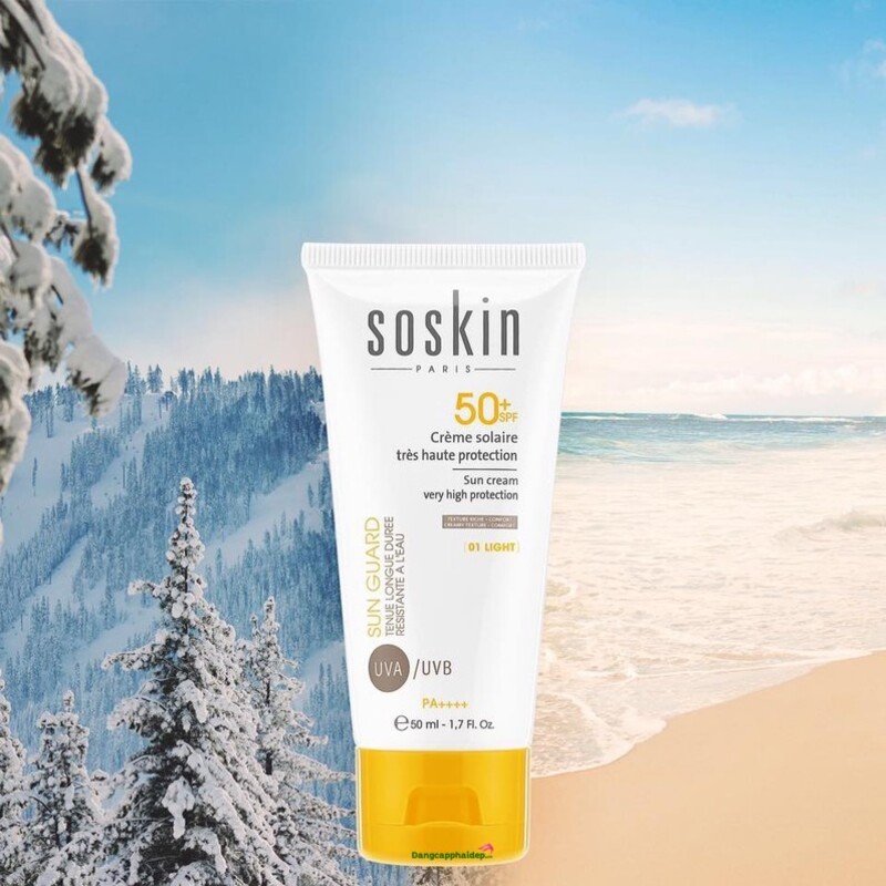 Soskin SPF50+ Sun Cream (Tinted 01)