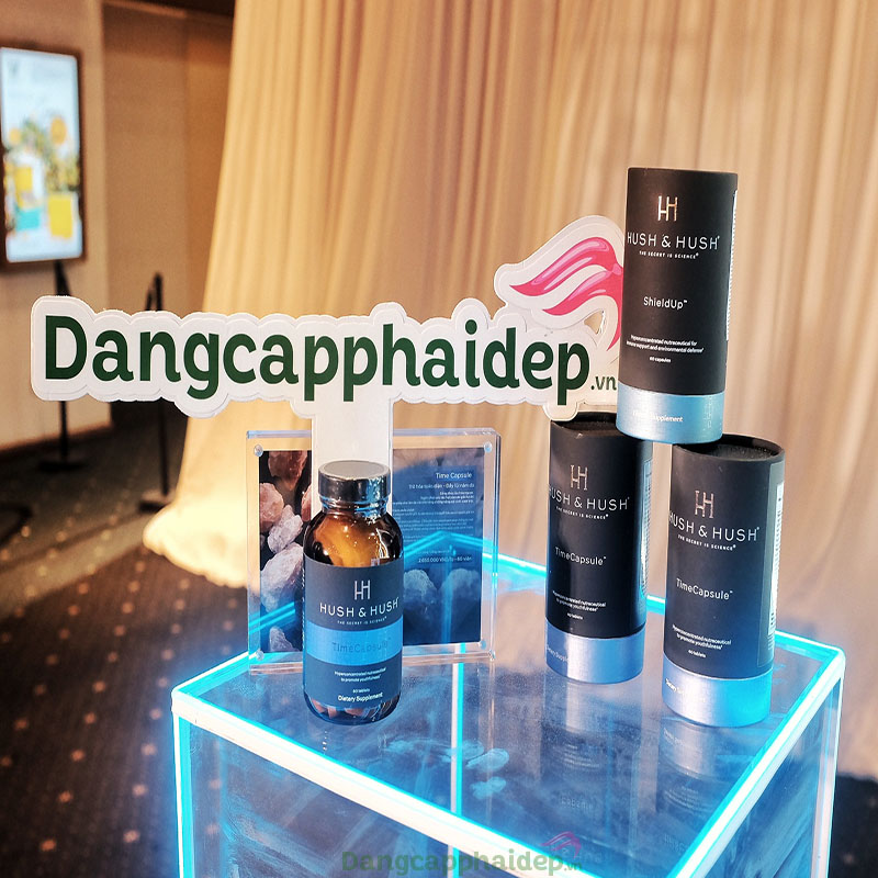 Viên uống chống nắng Hush and Hush Shield Up bảo vệ toàn diện