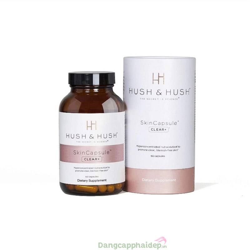 Viên uống trị mụn ngừa thâm Hush and Hush Skincapsule Clear