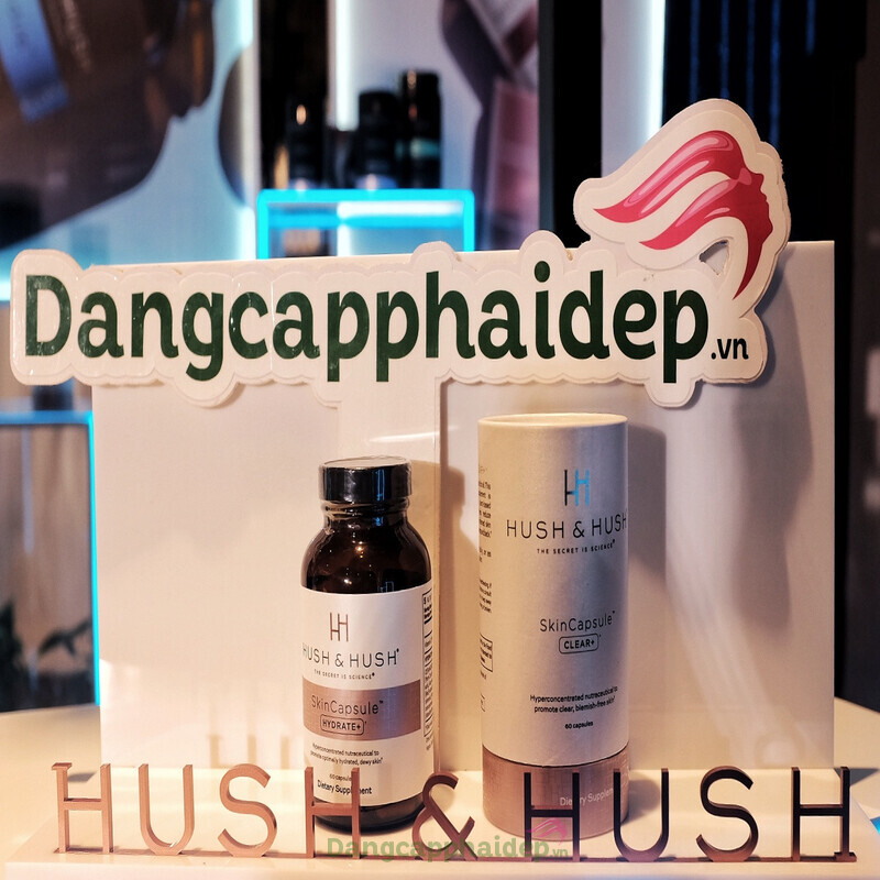 Sử dụng viên uống Hush & Hush Skincapsule Clear+ 2 viên mỗi ngày.