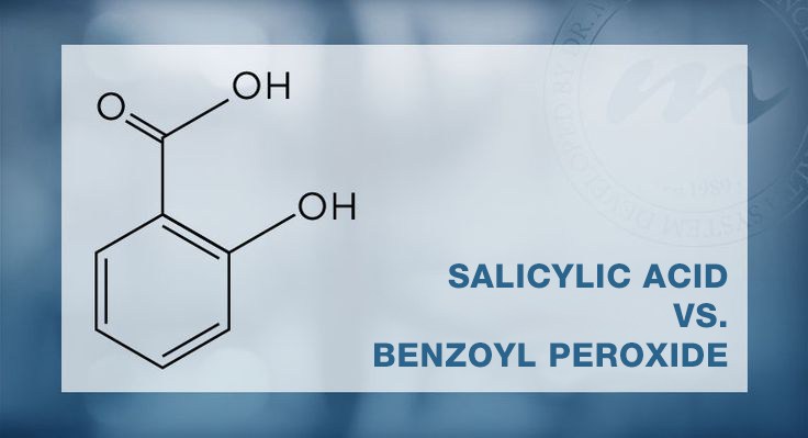 Salicylic acid và benzoyl peroxide là hai thành phần vàng trong việc trị mụn.